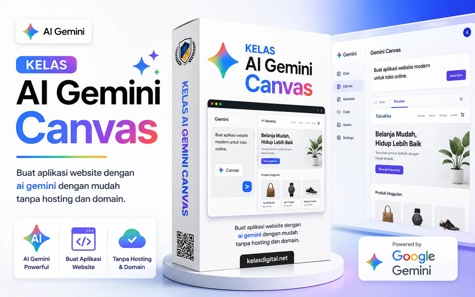 Kelas AI Gemini Canvas
