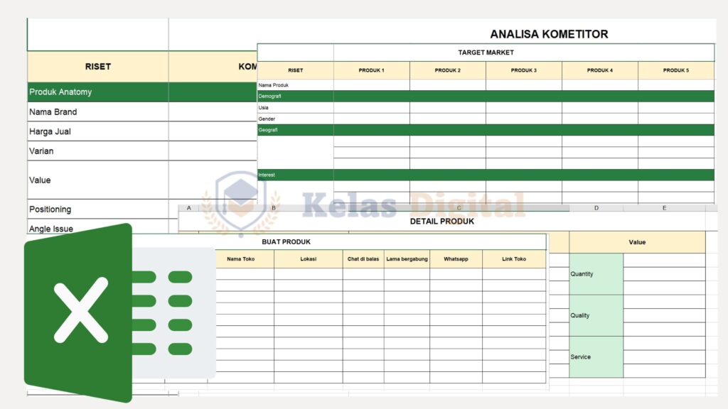Template Riset Produk