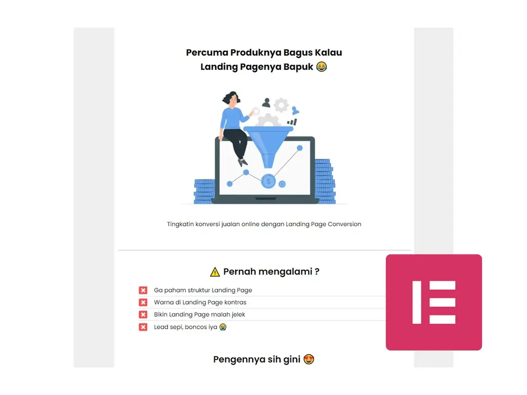 BONUS 4 👉 Template Landing Page